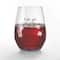 In the Holiday Spirit 15oz. Printed Stemless Wine Glass